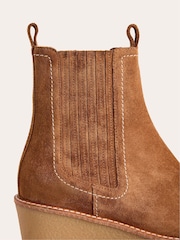 Marrón - Boden Wedge Ankle Boots - Imagen 4 de 4