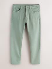 Mint Green Slim Fit Comfort Stretch Jeans - Image 1 of 5