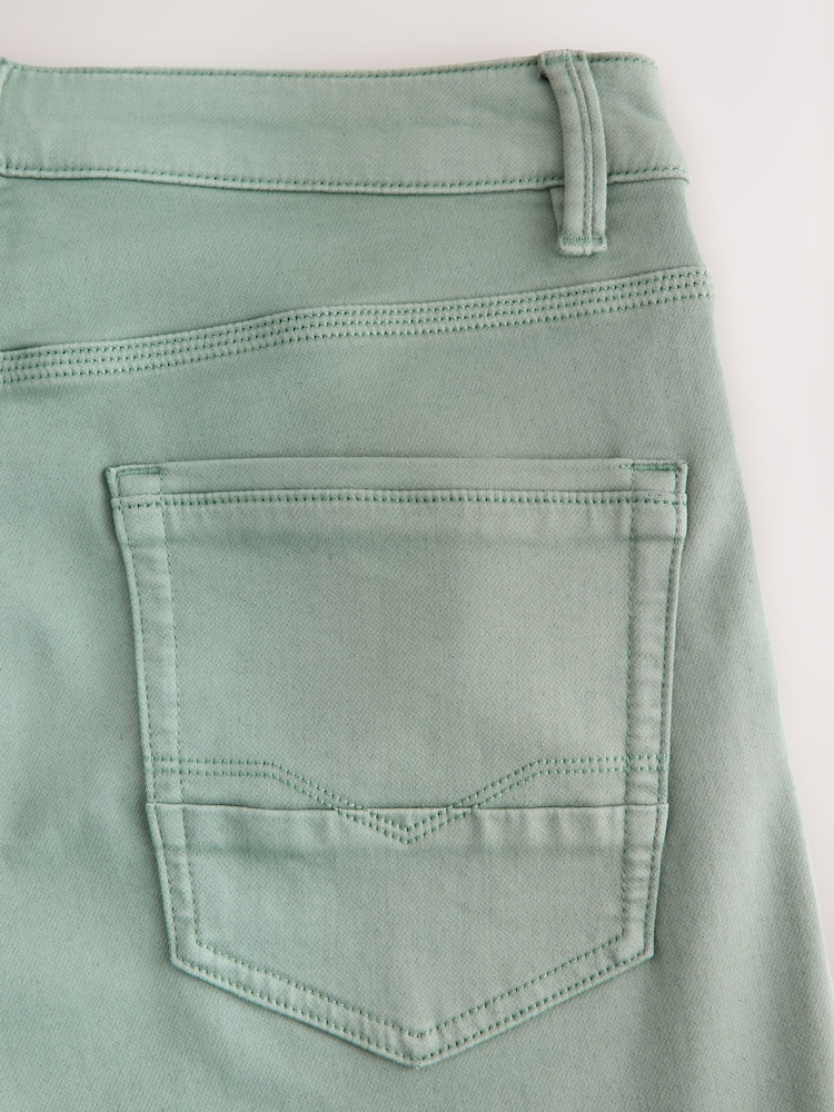 Mint Green Slim Fit Comfort Stretch Jeans - Image 5 of 5
