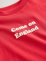 Red Football Slogan Short Sleeve Graphic T-Shirt (3mths-7yrs) - Image 7 of 8