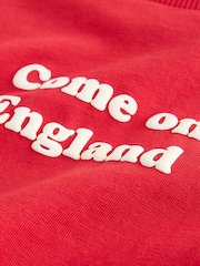 Red Football Slogan Short Sleeve Graphic T-Shirt (3mths-7yrs) - Image 8 of 8