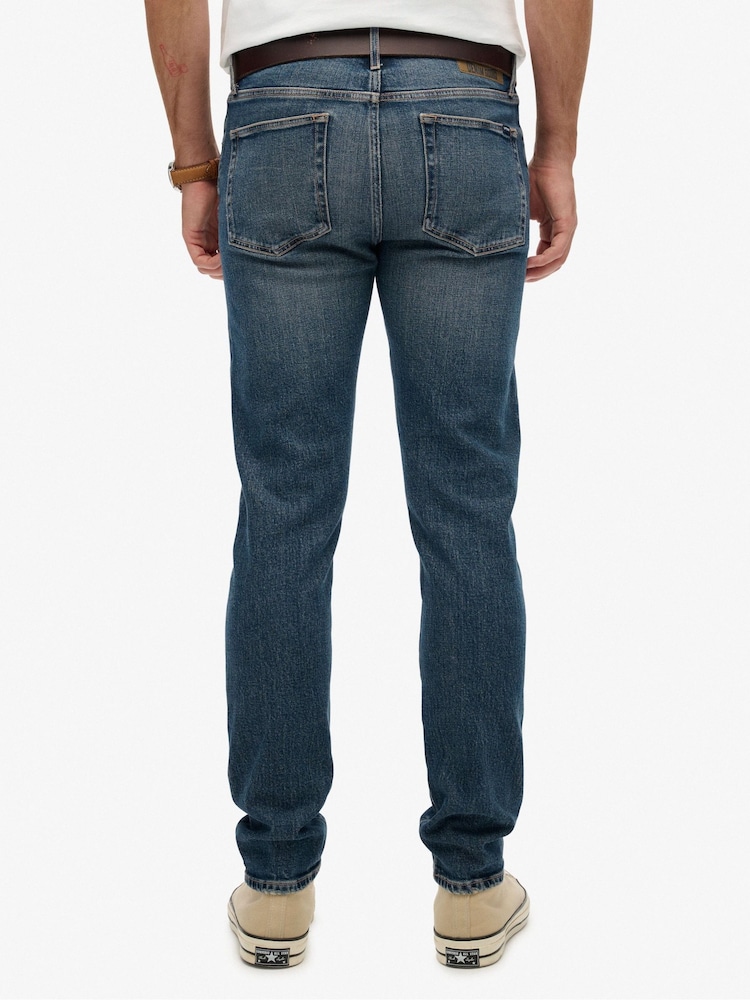 Superdry Blue Vintage Slim Jeans - Image 2 of 6 Superdry Blue Vintage Slim Jeans - Image 2 of 6