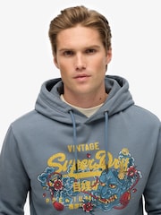 Superdry Vintage Logo Tokyo Relaxed Hoodie - Imagem 2 de 7