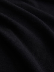 Black Lightweight Slub Modal T-Shirt - Image 7 of 7