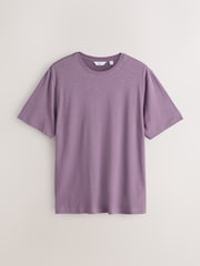 Purple Lightweight Slub Modal T-Shirt - Image 5 of 7