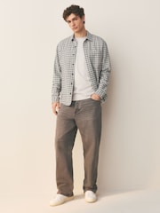 Grey Light Slim Fit Essential Crew Neck Cotton T-Shirt - Image 2 of 7