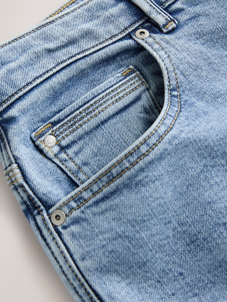 Light Blue Slim Fit Authentic Stretch Denim Jeans - Image 2 of 3