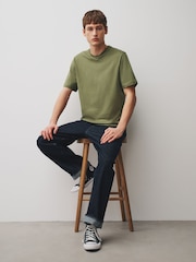 Կանաչ - Սովորական չափս - Հիմնական V-ձև օձիքով շապիկ - Պատկեր 2 7-ից