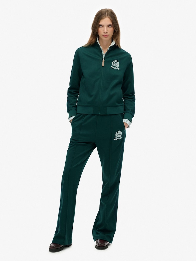 Superdry Green Country Club Track Joggers - Image 1 of 8