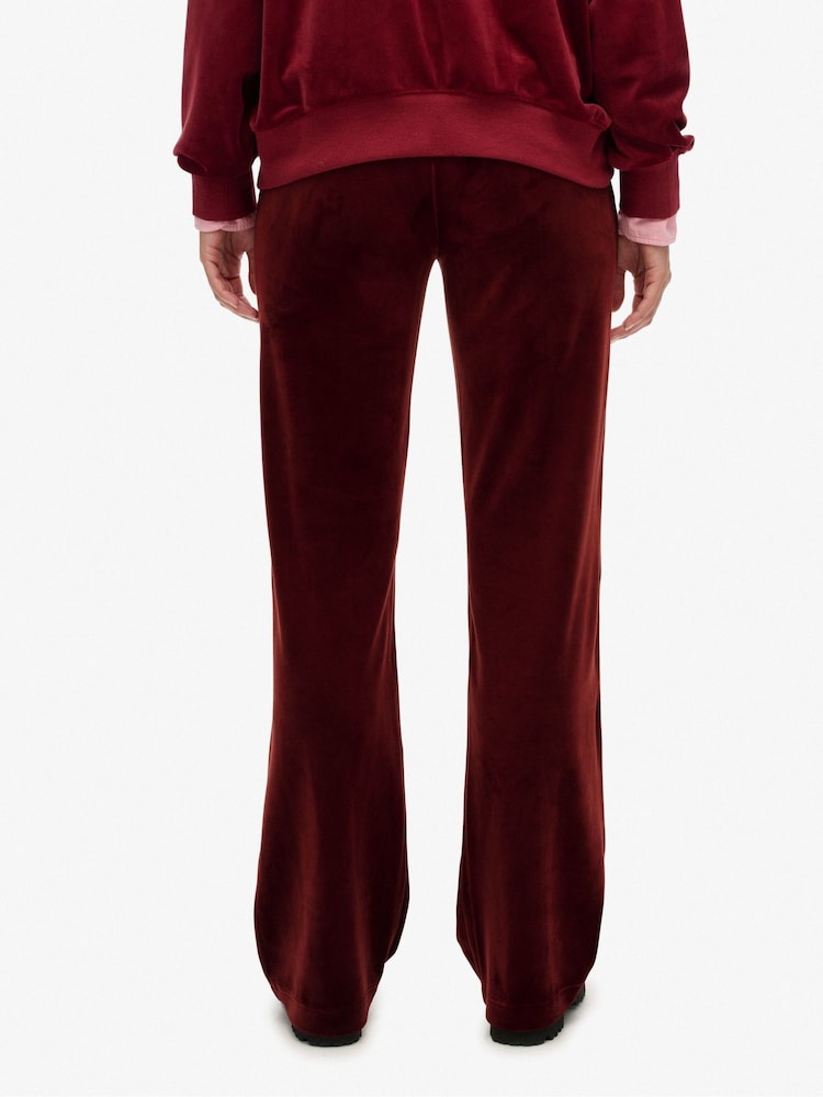 Superdry Red Country Club Velour Joggers - Image 2 of 7