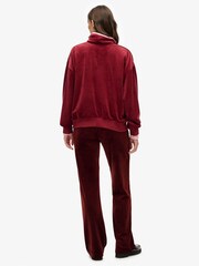 Superdry Red Country Club Velour Joggers - Image 5 of 7