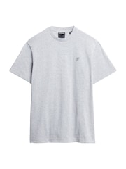 Superdry Grey Blank Oversized T-Shirt - Image 1 of 2