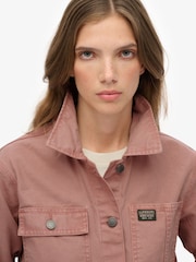 Superdry Pink Chore Jacket - Image 6 of 7