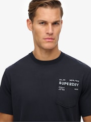 Superdry Grey Utility Loose T-Shirt - Image 2 of 7