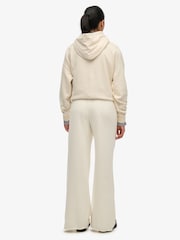 Superdry White Athletic Essentials Straight Leg Joggers - Image 6 of 7