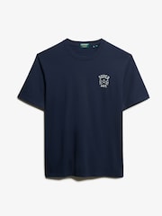 Superdry Blue Athletic Club T-Shirt - Image 6 of 7