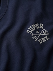 Superdry Blue Athletic Club T-Shirt - Image 7 of 7