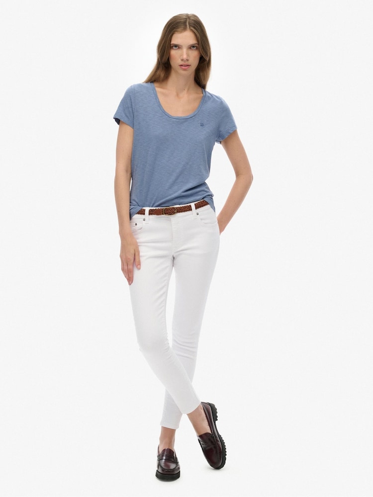 Superdry Blue Studios Scoop Neck T-Shirt - Image 1 of 5