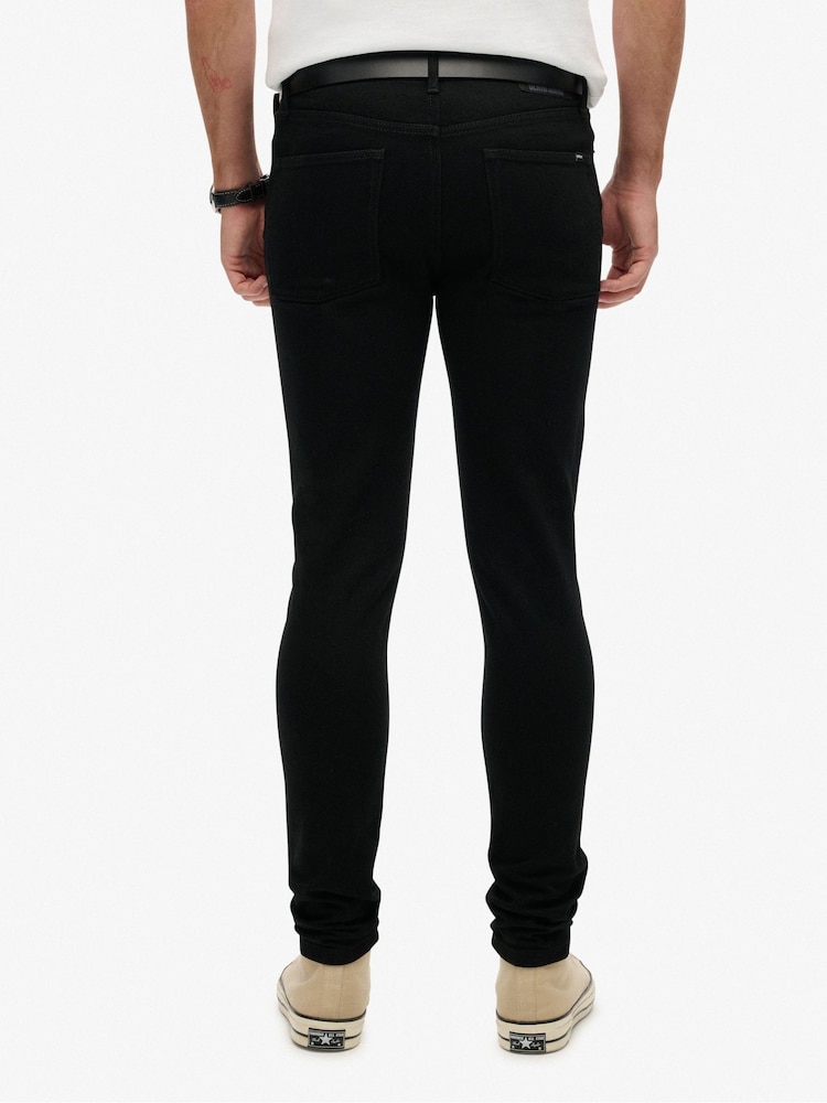 Superdry Black Vintage Skinny Jeans - Image 2 of 8