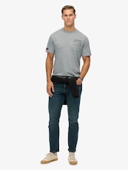Superdry Grey Utility Loose T-Shirt - Image 1 of 7