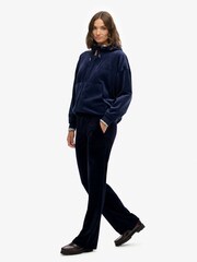 Superdry Blue Country Club Velour Joggers - Image 4 of 7
