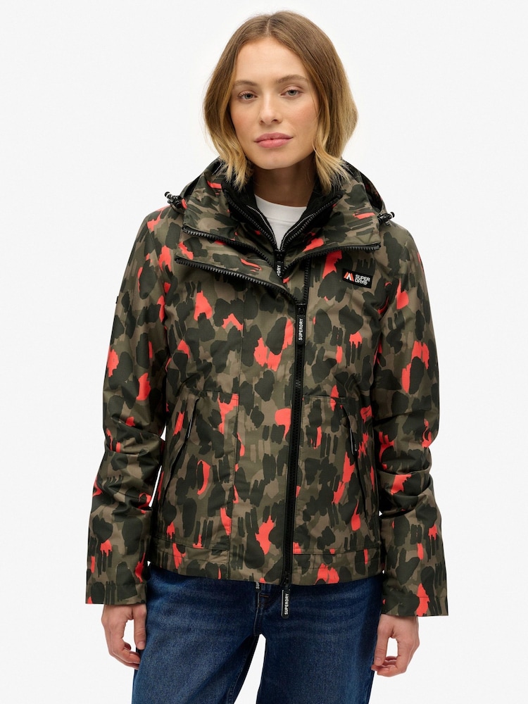 Superdry Green Hooded Mountain Windbreaker Jacket - Image 1 of 6
