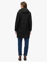 Superdry Black Longline Tri Windbreaker Jacket - Image 5 of 6