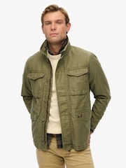 Superdry Green Collared M65 Jacket - Image 4 of 6