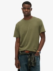 Superdry Green Classic Essential T-Shirt - Image 1 of 5