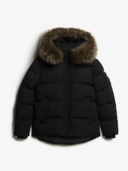 črna - Puffer jakna Superdry Everest Five Baffle - Slika 10 iz 11