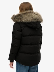 Superdry Black Everest Five Baffle Puffer Jacket - Image 4 of 7