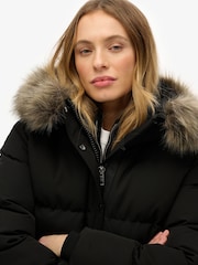 Superdry Black Everest Five Baffle Puffer Jacket - Image 6 of 7