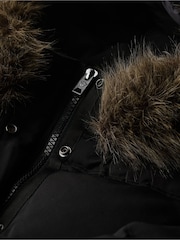 Superdry Black Everest Five Baffle Puffer Jacket - Image 7 of 7