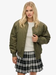 Superdry Green MA1 Bomber Jacket - Image 5 of 8