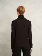 Hobbs Brown Lara Rollneck Jumper - Image 2 of 6