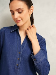 Hobbs Blue Elena Blouse - Image 3 of 5
