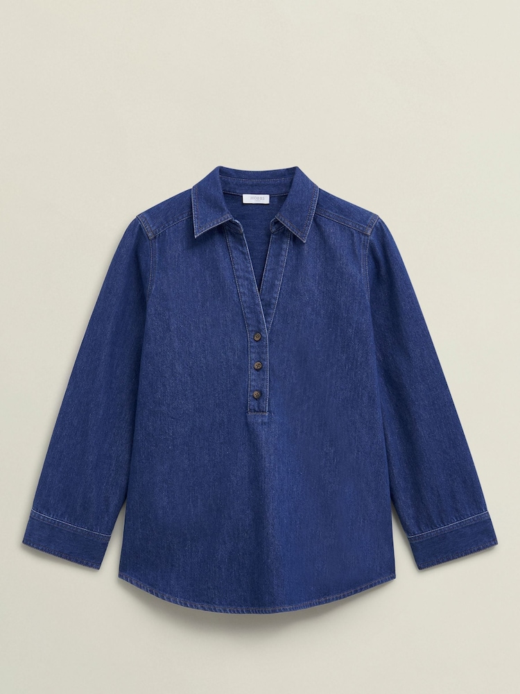 Hobbs Blue Elena Blouse - Image 5 of 5 Hobbs Blue Elena Blouse - Image 5 of 5