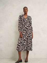 Hobbs Blue Petite Harlie Jersey Dress - Image 1 of 6