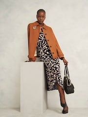 Hobbs Blue Petite Harlie Jersey Dress - Image 3 of 6