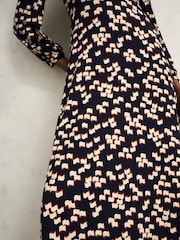 Hobbs Blue Petite Harlie Jersey Dress - Image 4 of 6