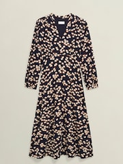 Hobbs Blue Petite Harlie Jersey Dress - Image 6 of 6