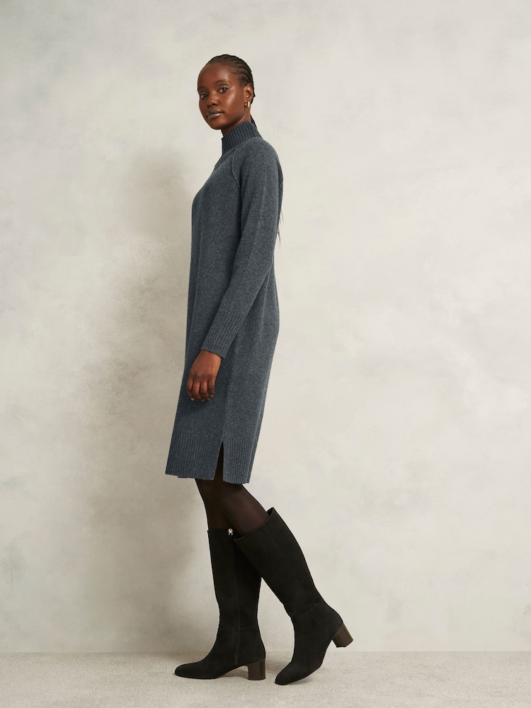 hobbs knit dress Hobbs Devora Knitted Dress Sienna Orange Size M