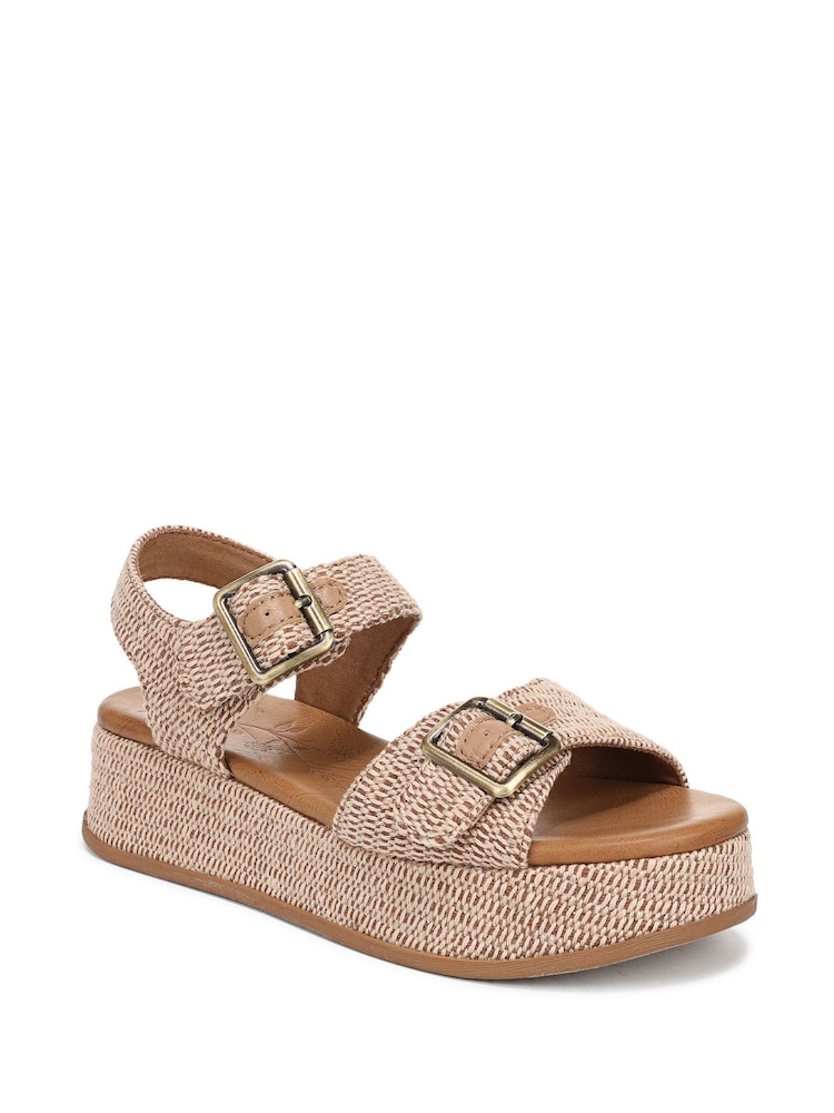Blowfish Malibu Natural Magical  Flatform Sandals - Image 2 of 7