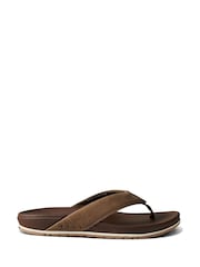 Reef Brown Cushion Bonzer Le Flip Flops - Image 1 of 7
