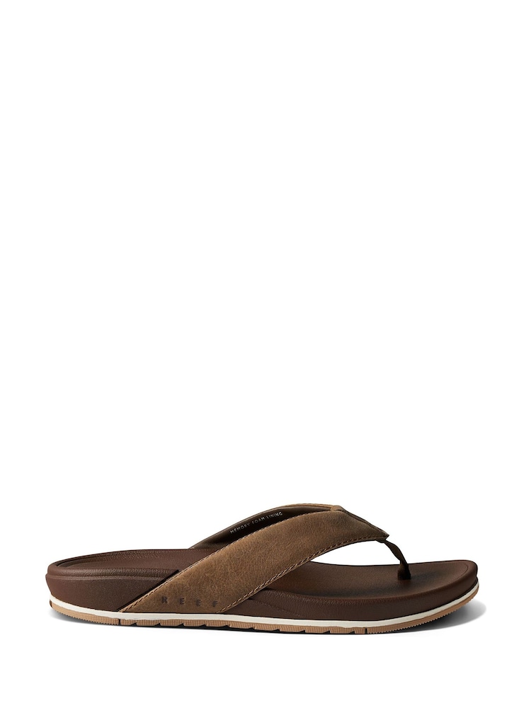 Reef Brown Cushion Bonzer Le Flip Flops - Image 1 of 7 Reef Brown Cushion Bonzer Le Flip Flops - Image 1 of 7