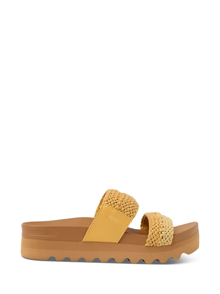 Reef Yellow Duo Braided Cushion Vista Sandals - Image 1 of 5
