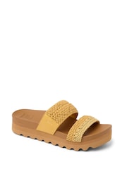 Reef Yellow Duo Braided Cushion Vista Sandals - Image 2 of 5