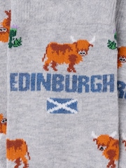 FatFace Grey Edinburgh Socks - Image 2 of 2