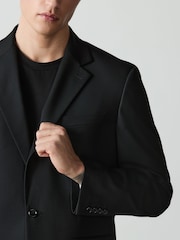 Black Loose Fit Suit Jacket - Image 6 of 12