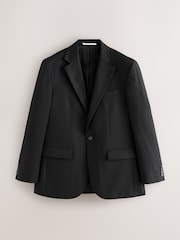 Black Loose Fit Suit Jacket - Image 7 of 12
